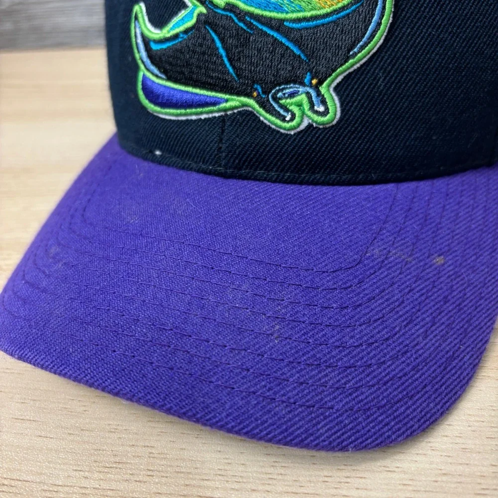 Vintage Tampa Bay Devil Rays Hat Snap Back Black MLB Baseball Sports Specialties